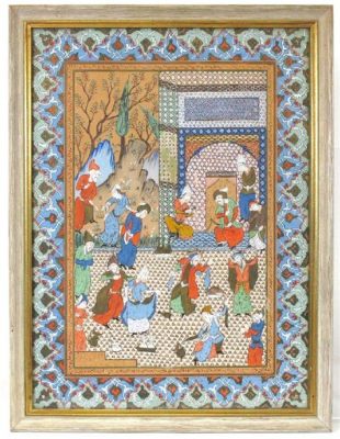  Zoroaster: A Mystical Portrait Through Persian Miniature Painting Unveiling Ancient Wisdom and Artistic Splendor